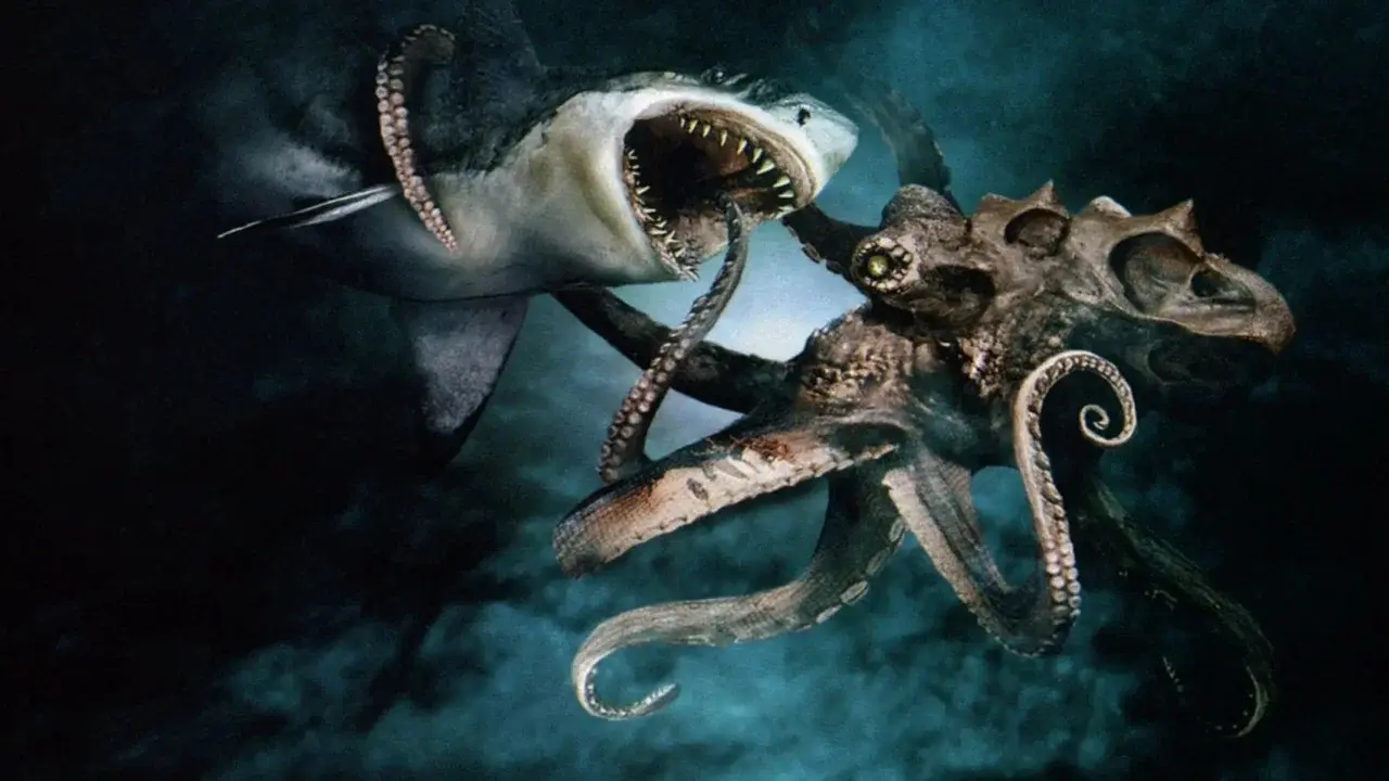 Mega Shark vs. Giant Octopus