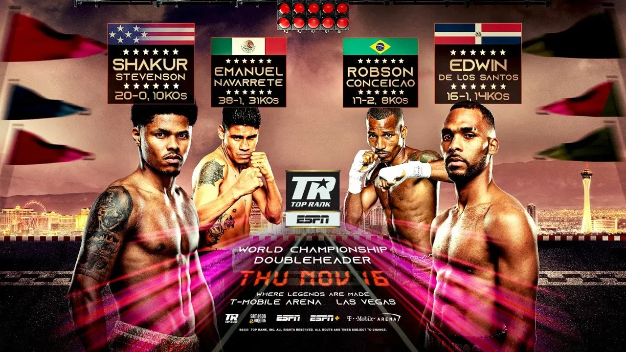 Shakur Stevenson vs. Edwin De Los Santos