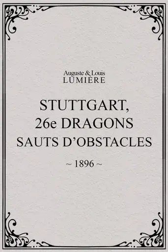 Stuttgart: 26th Dragoons Jumping Obstacles