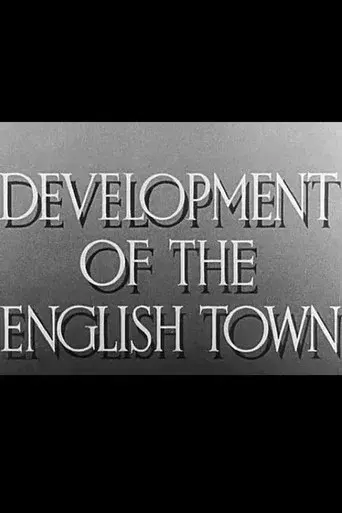 Development of the English Town